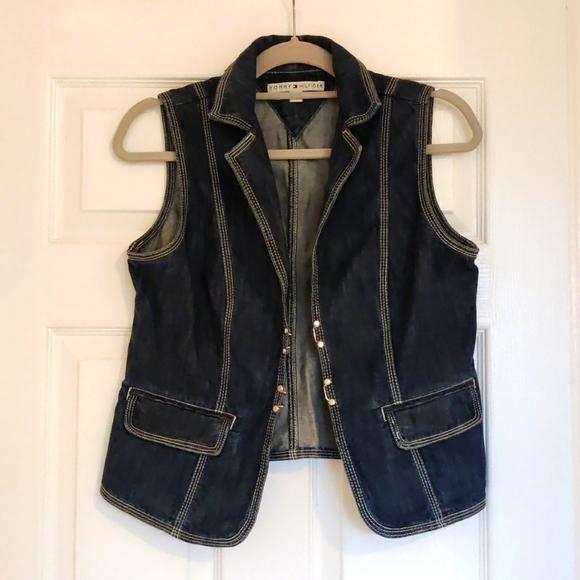 Tommy Hilfiger Jackets & Blazers - Tommy Hilfiger Jean Vest